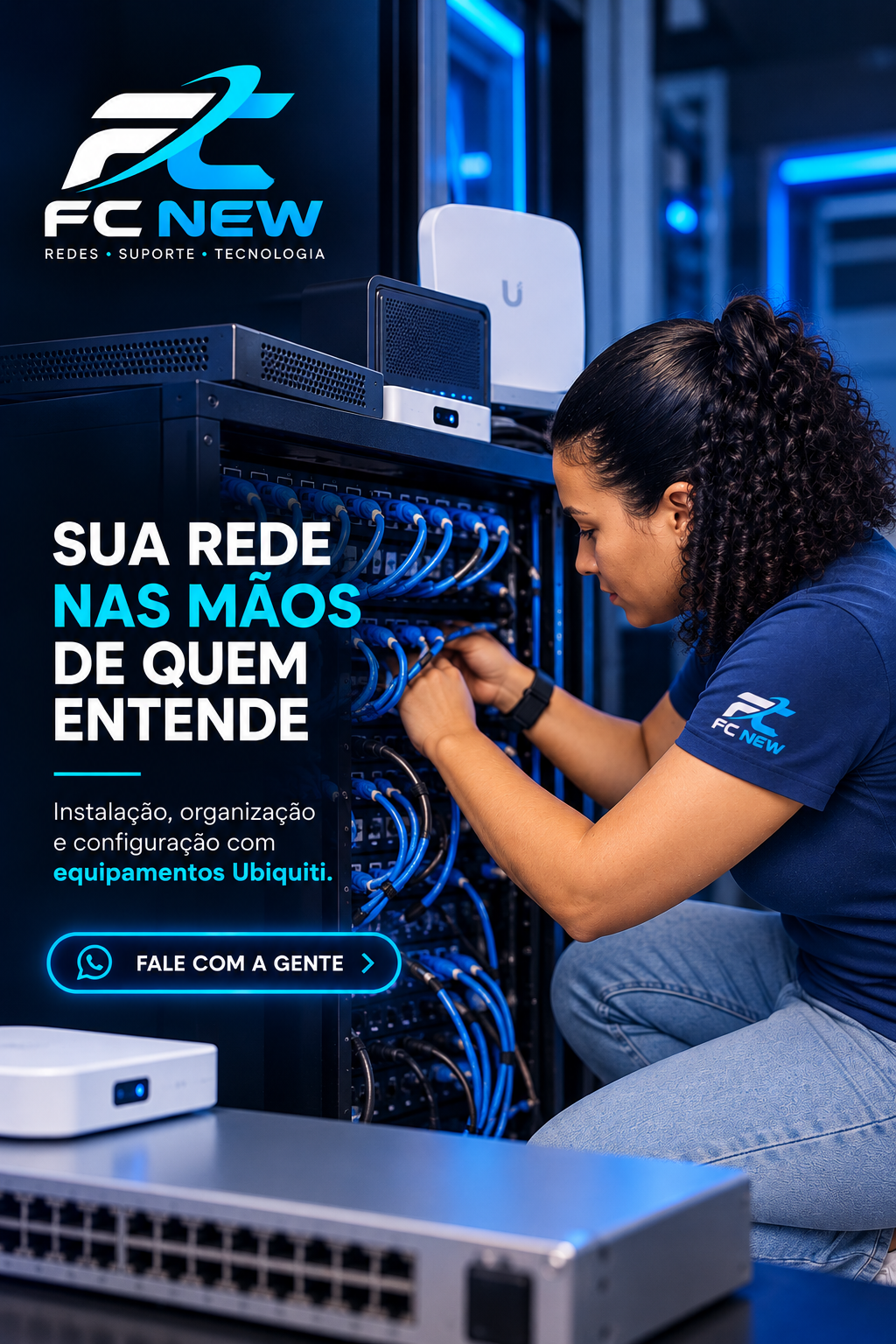Sua rede em boas mãos